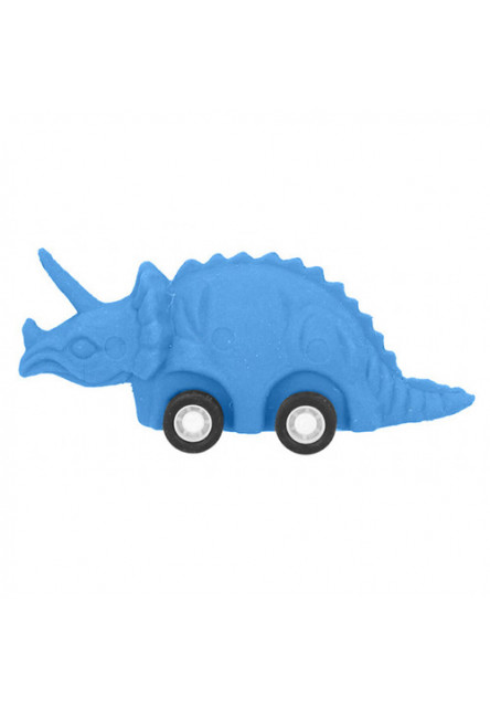 ASST | Gumový dinosurus -  Triceratops modrý 